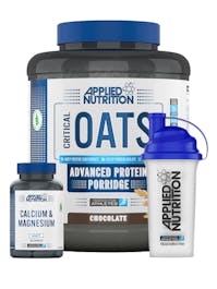 Applied Nutrition Critical Oats 3kg - FREE Calcium & Magnesium 60 Tablets and Shaker