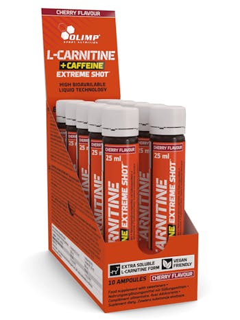 Olimp L-Carnitine + Caffeine Extreme Shots x 10 25ml shots