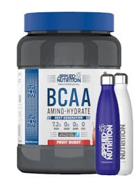 Applied Nutrition BCAA Amino Hydrate 1.4kg - 100 serving Tub - FREE Metal Water Flask