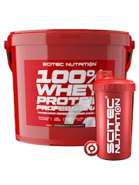 Scitec Nutrition 100% Whey Protein Professional 5000g - FREE Shaker