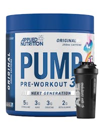 Applied Nutrition Pump 3G Pre Workout 375g - FREE ABE Shaker