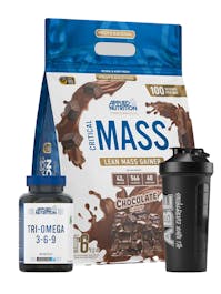 Applied Nutrition Critical Mass 6kg - Professional Formula - FREE Tri Omega 100 gel caps and ABE Shaker