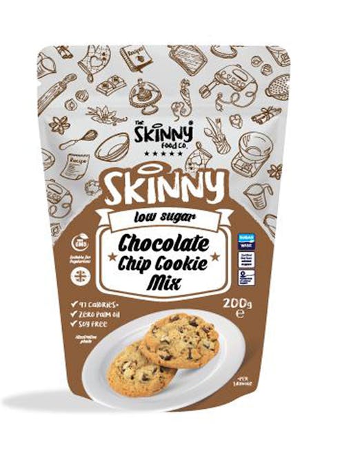 The Skinny Food Co Chocolate Chip Cookie Mix - 200g