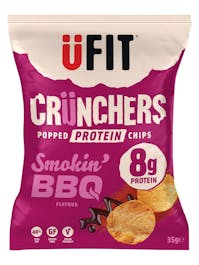UFIT Crunches - Popped Protein Chips 18 x 35g Bags