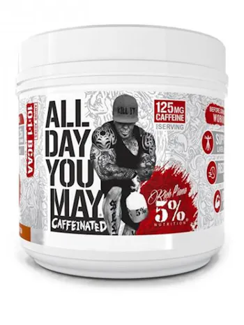 Rich Piana 5% All Day You May - Caffeinated - 30 Servings