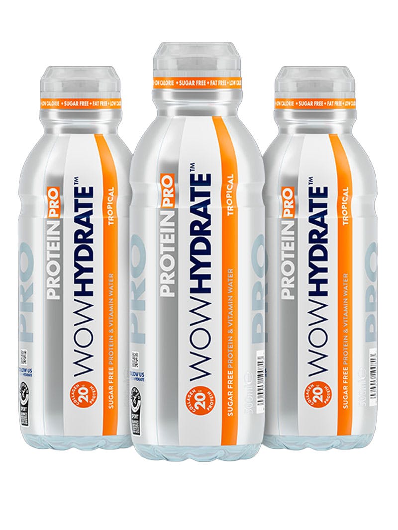 Wow Hydrate Protein Water 12 x 500ml bottles