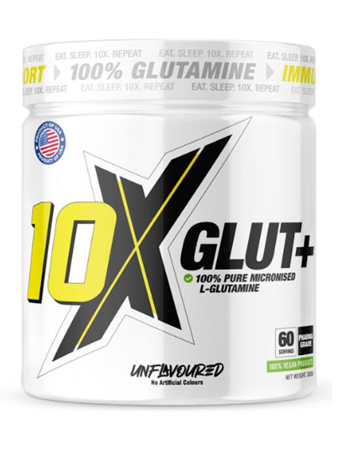10X Athletic GLUT+ - Micronised L-Glutamine - 300g