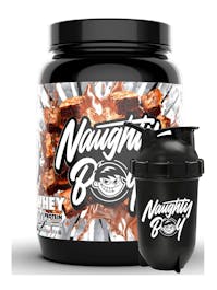 Naughty Boy Lifestyle Whey 100 Protein Powder - 30 Serving Tub - FREE Bullet Shaker