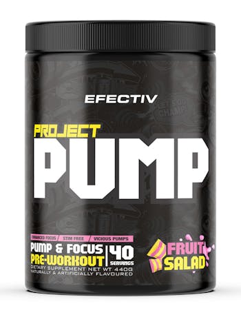 Efectiv Sports Project Pump 440g - Stim Free Pre Workout