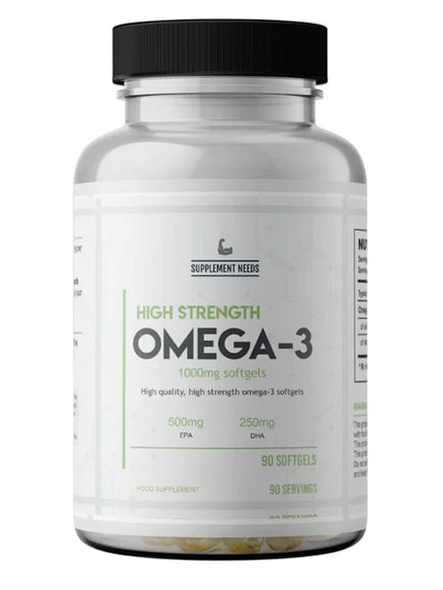 Supplement Needs High Strength Omega 3 x 90 Softgels
