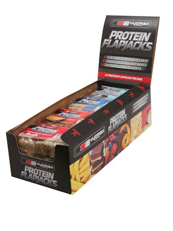 Vyomax Nutrition Protein Flapjacks 12 bars
