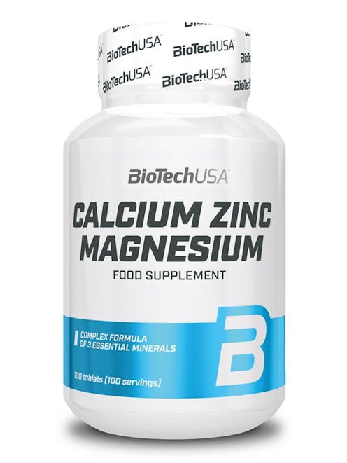 Biotech USA Calcium Zinc Magnesium x 100 tablets