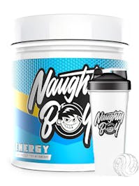 Naughty Boy Lifestyle ENERGY - Pre Workout - 30 Servings - FREE Wire Ball Shaker