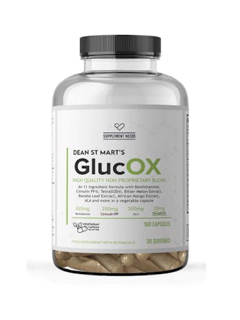 Supplement Needs GlucOX x 180 Caps