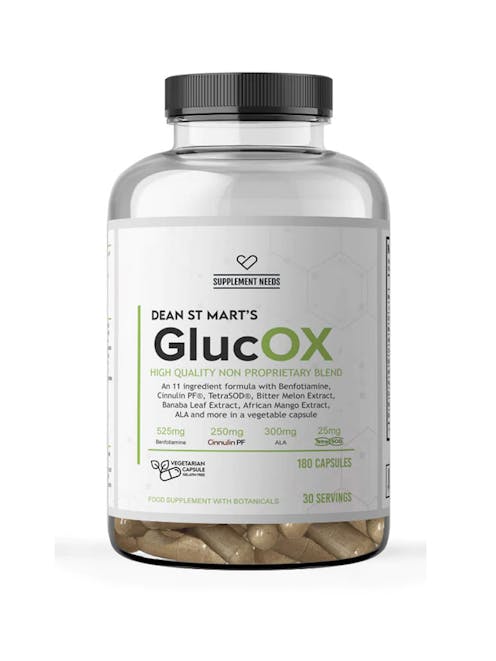 Supplement Needs GlucOX x 180 Caps
