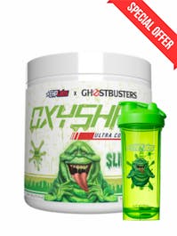 EHP Labs OxyShred x 60 Servings - Ghost Busters Edition - Free Slimer Shaker