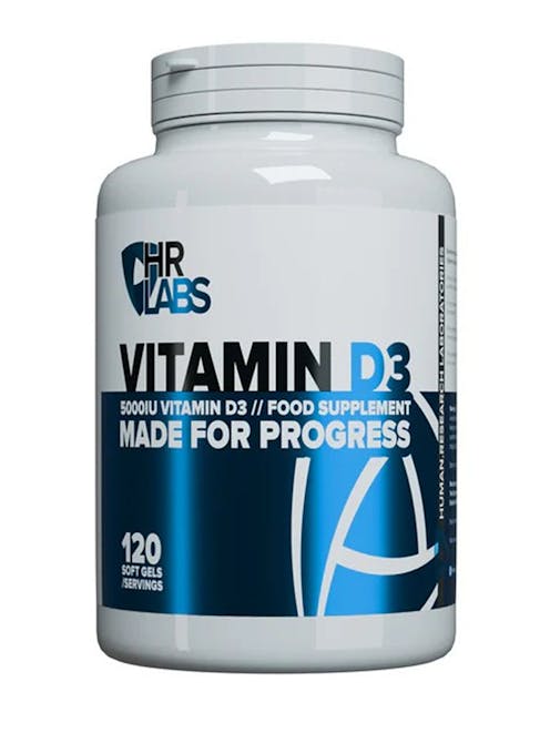 HR Labs Vitamin D3 5000IU x 120 Soft Gel Caps