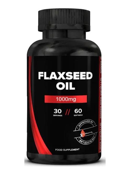 Strom Sports Nutrition Flax Seed Oil Soft Gels - 60 Servings