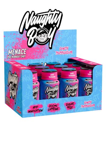 Naughty Boy Lifestyle Menace Pre Workout Shots x 12 Shots