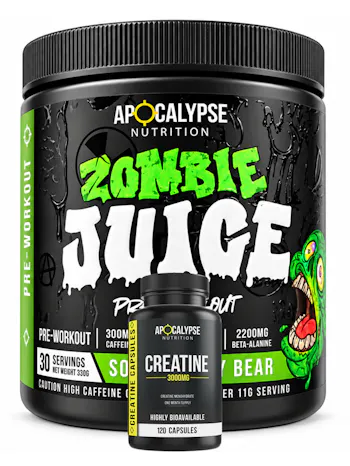 Apocalypse Nutrition Zombie Juice V3 - Pre Workout - Special Offer - Free Creatine 120 Caps