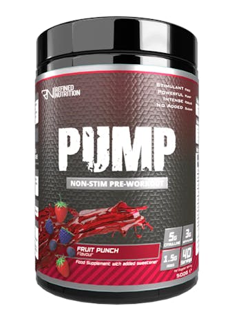 Refined Nutrition PUMP - None Stim - Pre Workout - 500g