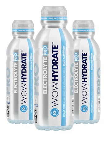 WOW Hydrate Electrolyte Water PRO - 12 x 500ml bottles
