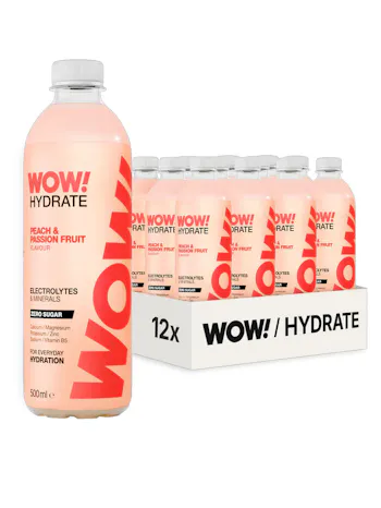 WOW Hydrate 12 x 500ml Bottles