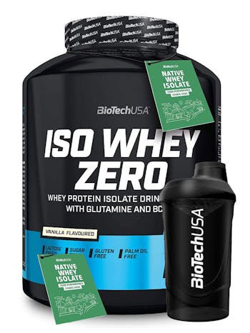 Biotech USA Iso Whey Zero 1.816kg - FREE Shaker