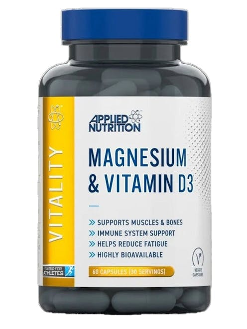 Applied Nutrition Magnesium & Vitamin D3 Capsules x 60 Caps