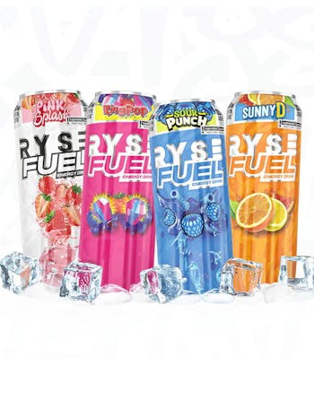 RYSE Supplements Fuel Energy Drinks - 12 x 473ml Cans