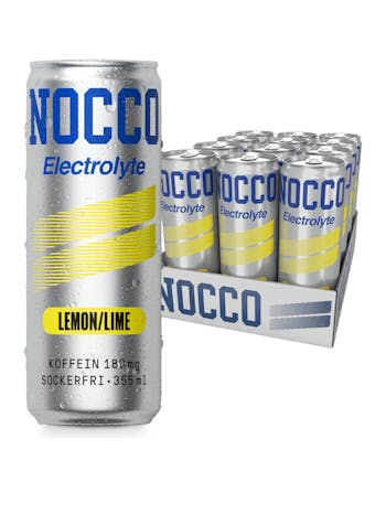 Nocco Electrolyte 12 x 355ml - (With Caffeine) - Sugar Free