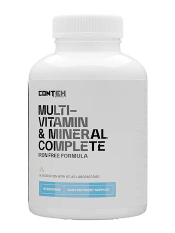 Conteh Sports Multi-Vitamin and Mineral Complete (Iron Free Formula) x 180 Caps