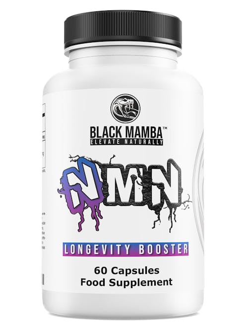 Black Mamba Black Mamba NMN – 60 Capsules (500mg Uthever® NMN Per Cap)