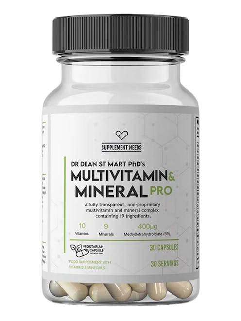 Supplement Needs Multi Vitamin & Mineral Pro x 30 Caps