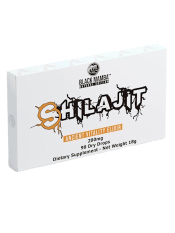 Black Mamba Pure Shilajit Resin Dry Drops x 90 Drops