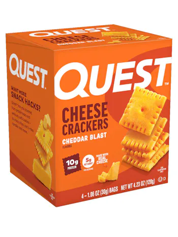 Quest Nutrition Cheese Crackers 4 x 30g