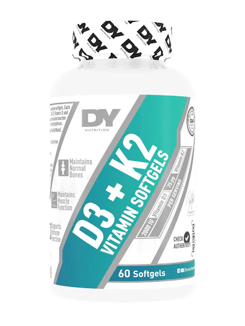 Dorian Yates - DY Nutrition D3 + K2 Vitamin x 60 Soft Gels