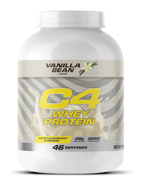 C4 Whey Protein 1610g - 46 Servings - Vanilla Bean