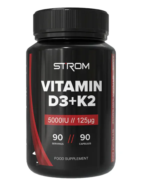 Strom Sports Nutrition Vitamin D3 + K2 x 90 Caps