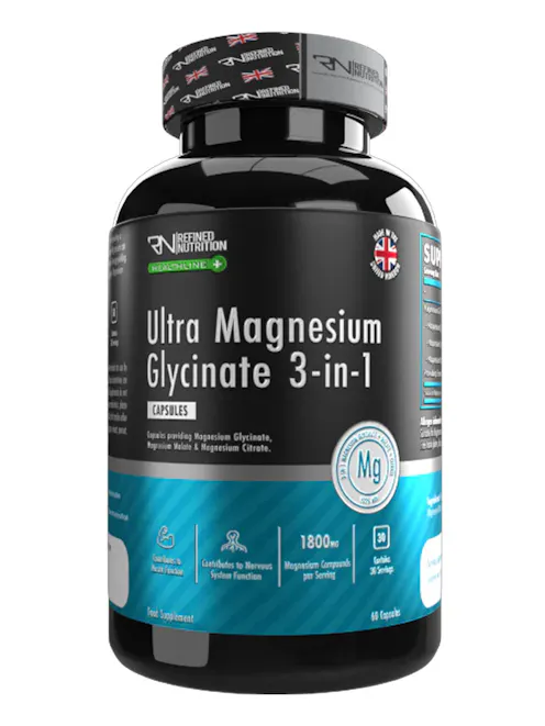 Refined Nutrition Ultra Magnesium Glycinate 3-in-1 x 90 Caps