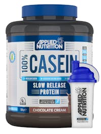 Applied Nutrition 100% Casein 1.8kg - FREE Shaker